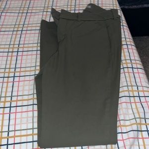 Forest green pixie pants